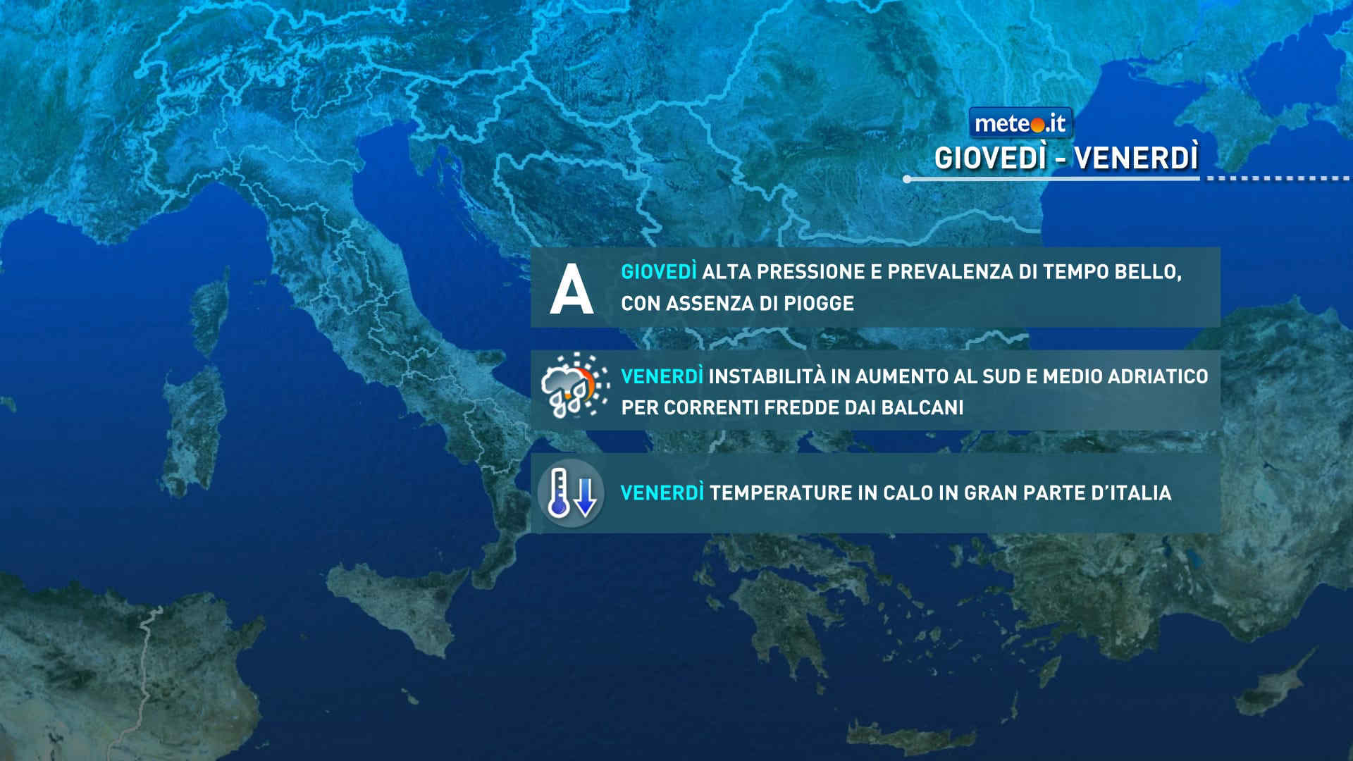 Meteo 29 ottobre: alta pressione agli sgoccioli! Da venerdì 30 freddo e piogge: ecco dove
