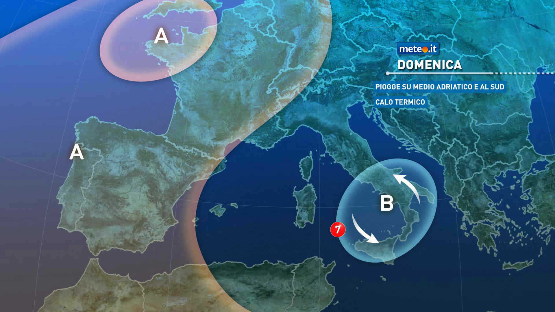 Meteo, inizio di novembre con tempo perturbato al Centro-Sud e temperature in calo