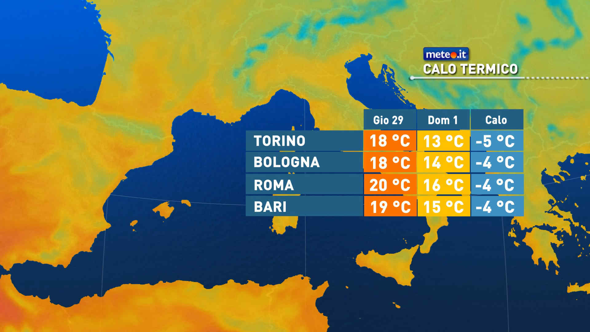 Meteo, cambio di scenario: freddo in arrivo e piogge al Centro-Sud