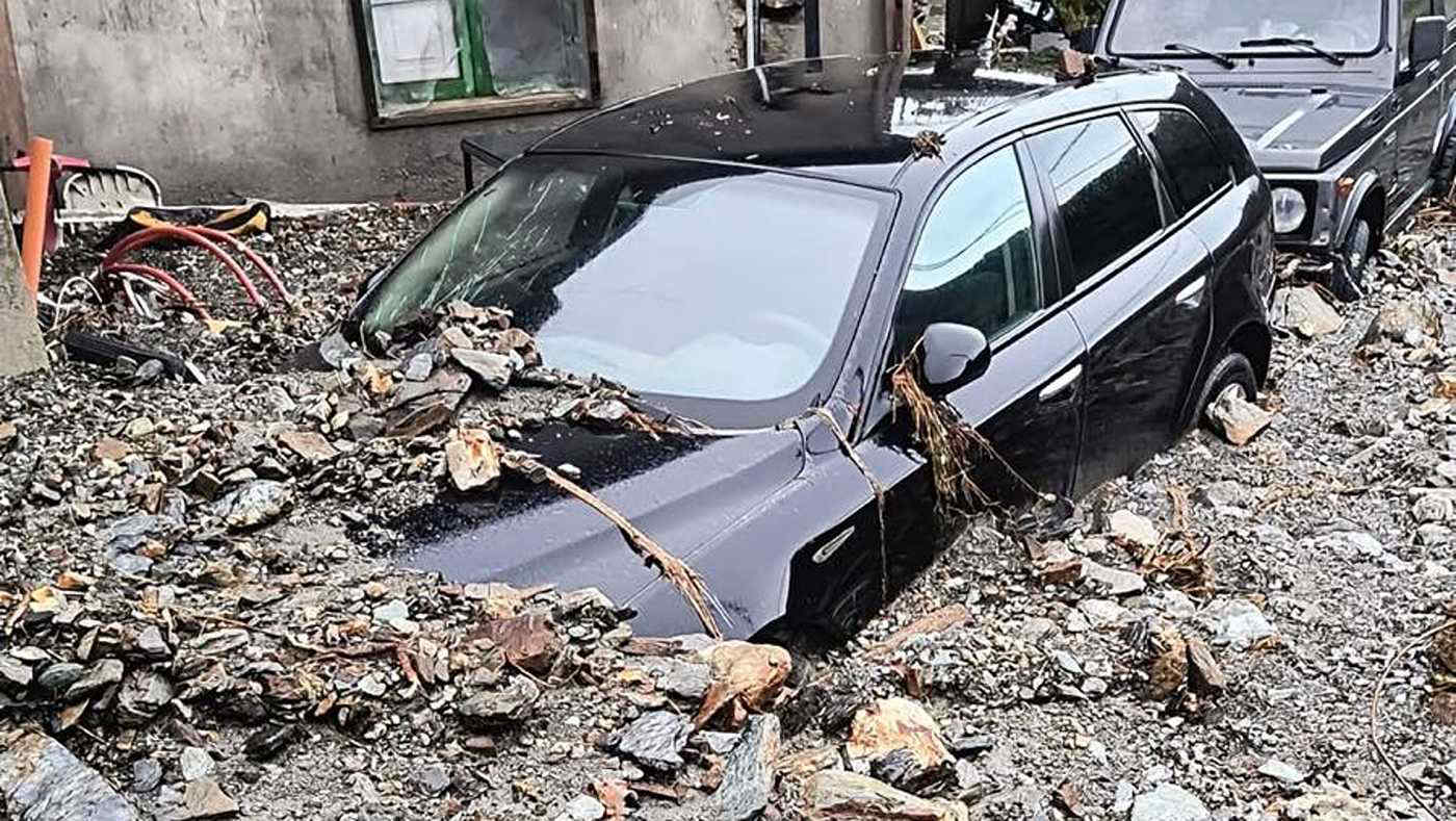 Maltempo in Calabria, Montebello Jonico in difficoltà: frana a Fossato Jonico, si va verso lo stato di calamità naturale - Immagini