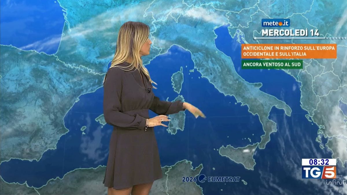 Meteo: alta pressione sull'Italia! Clima più fresco al Sud