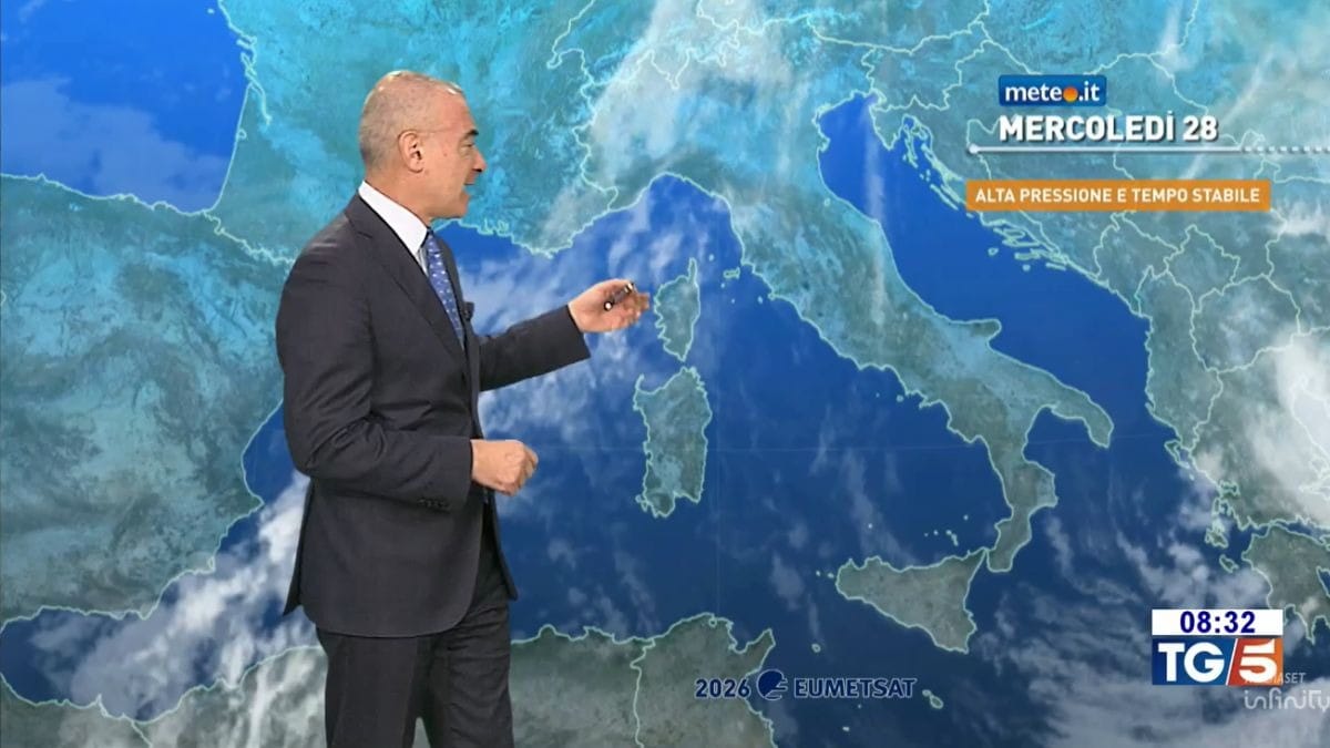 Meteo: 28-29 ottobre ancora con tempo asciutto! Svolta da venerdì 30