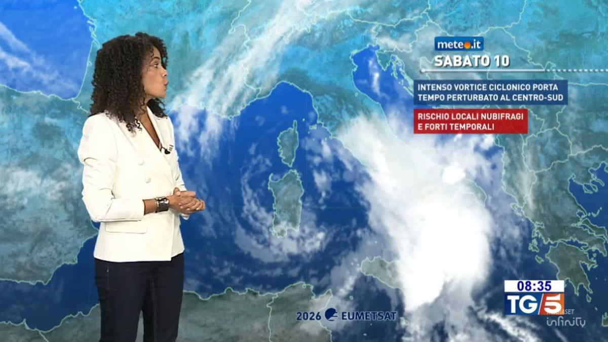 Meteo, ancora maltempo e rischio nubifragi: le previsioni di sabato 10 ottobre